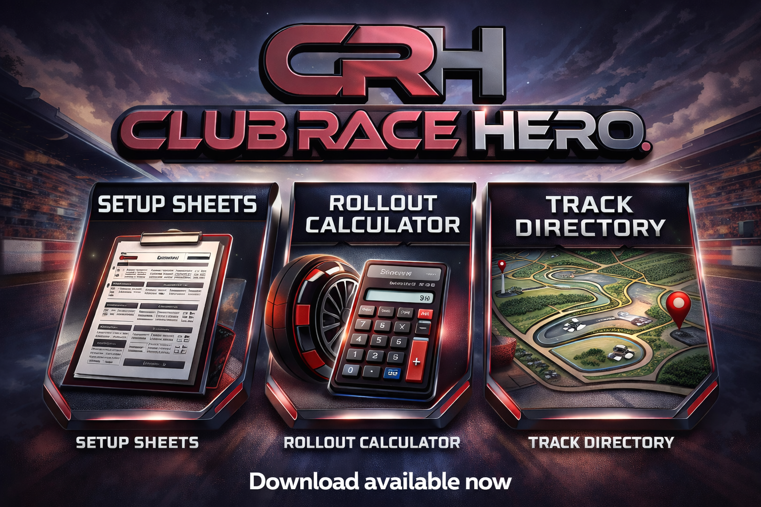 Download the Club Race Hero App
